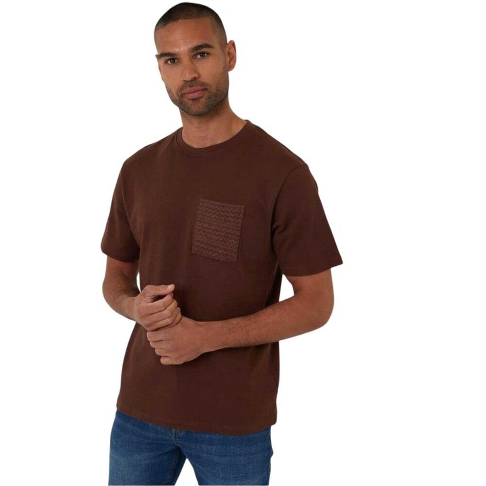 Threadbare Mens Havana T-Shirt / Chestnut